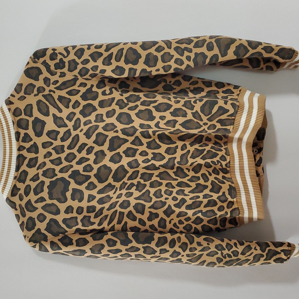 Wesc  Women's Brown Leopard Print Jacket Size Ex Small NWOT - Picture 4 of 6